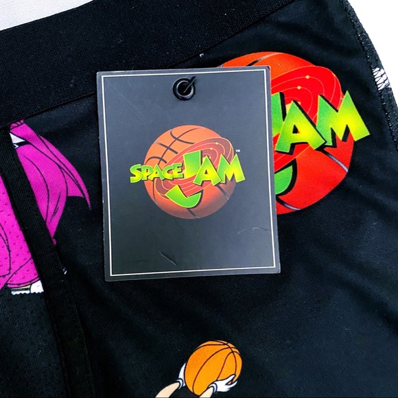 PSD Space Jam Looney Tunes 90s Retro Boxer Briefs Novelty Underwear Mens Size XL - Picture 2 of 5